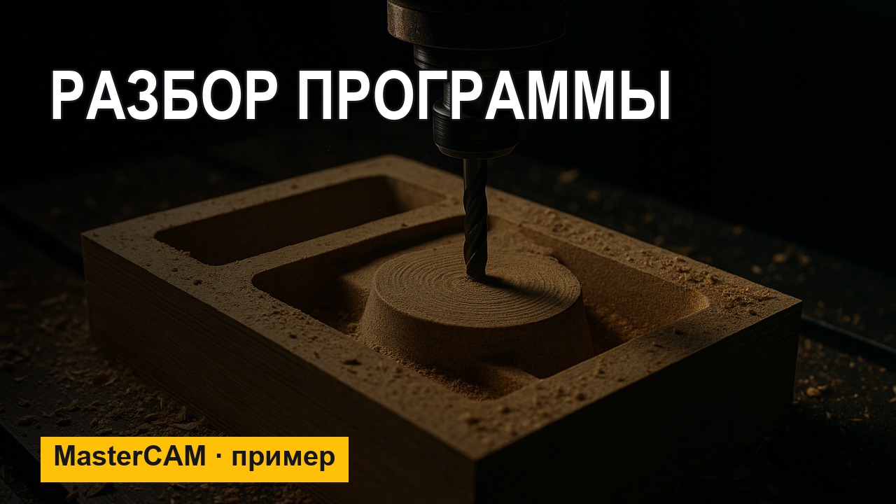 Разбор программы MasterCAM — стержневой ящик из фанеры