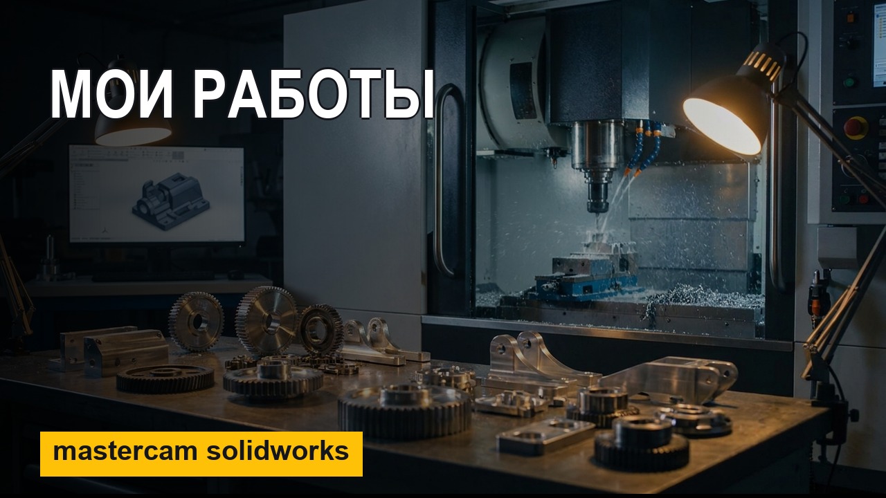 MasterCAM и SolidWorks: постпроцессор, система координат, траектории обработки — мои работы