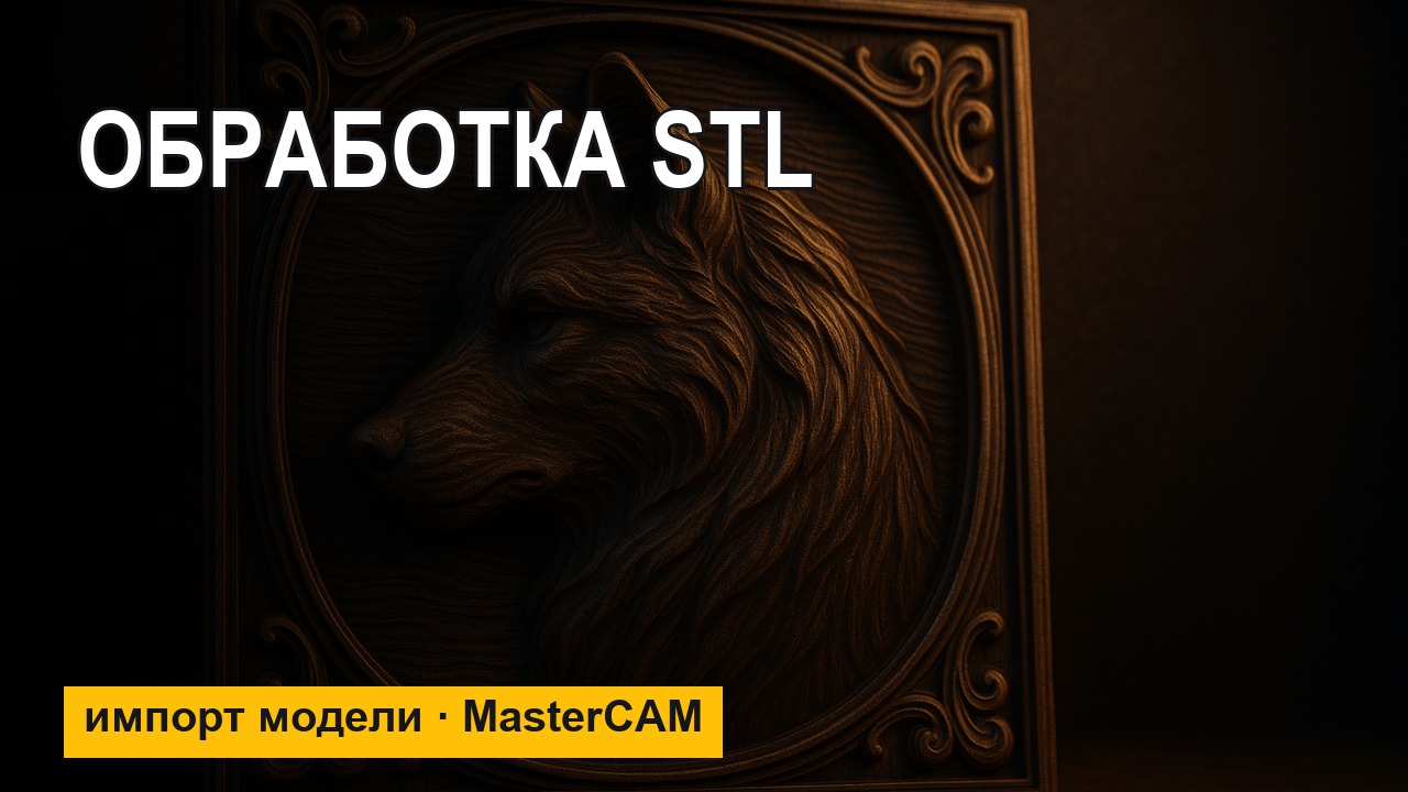 Обработка STL в MasterCAM — импорт модели и рамка (ч.1)