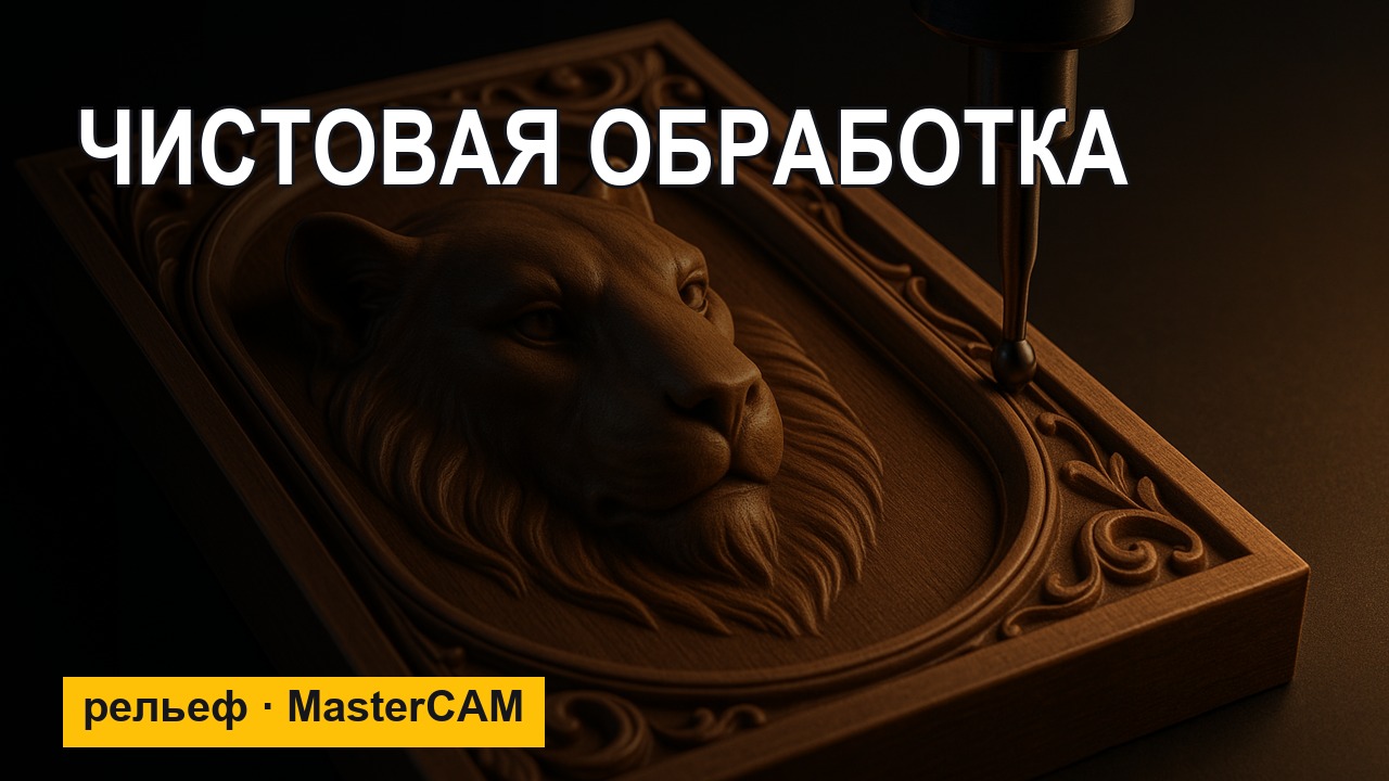 Обработка STL в MasterCAM — чистовая обработка рельефа (ч.4)