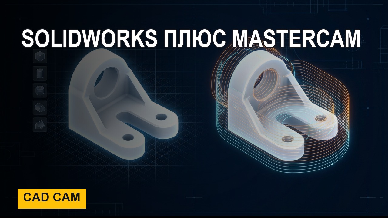 SolidWorks + MasterCAM: правим тело модели и траекторию ЧПУ