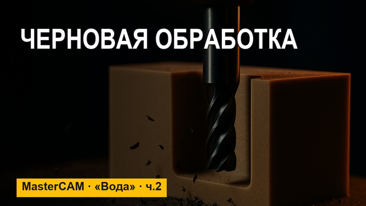 Черновая обработка в MasterCAM — карман и контур по 3D-модели (ч.2)
