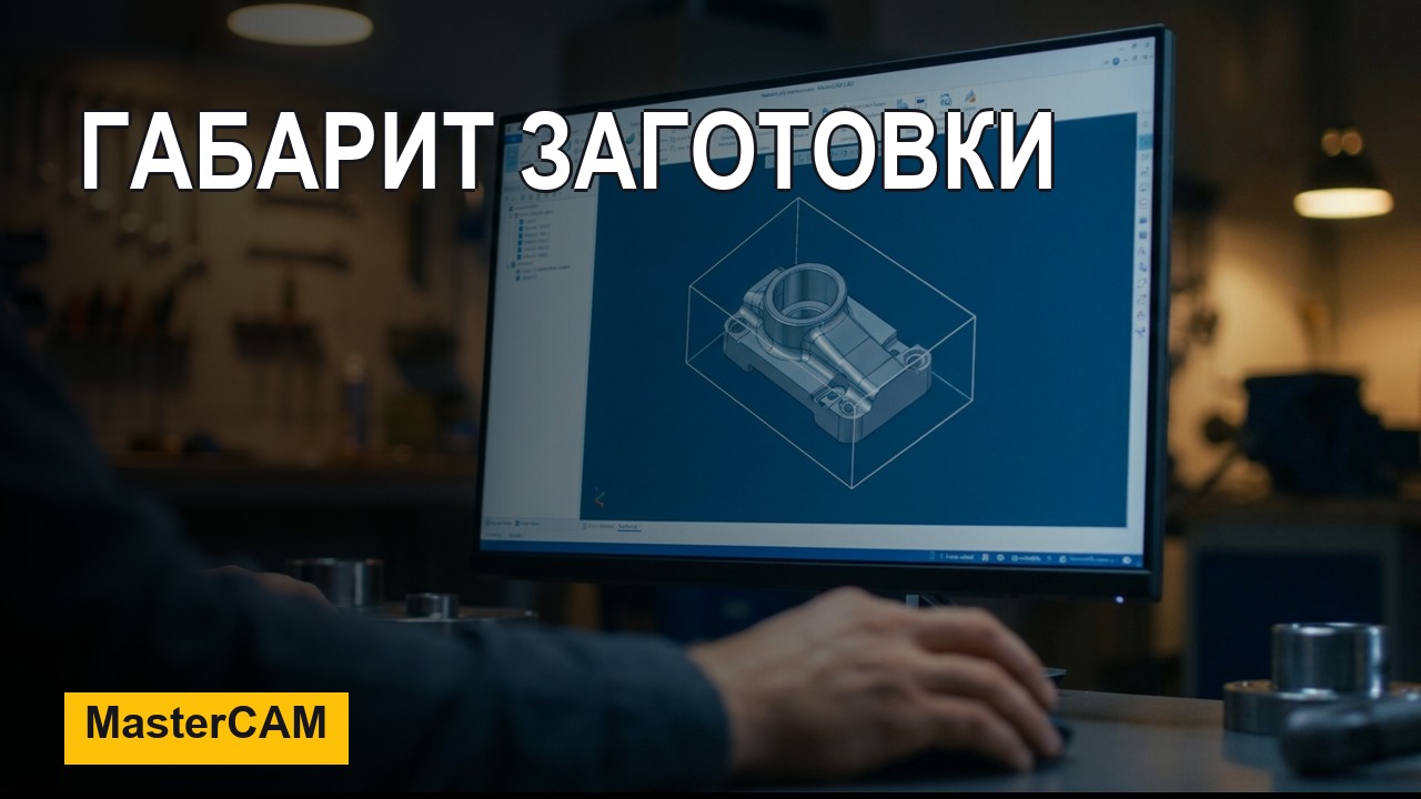MasterCAM: прямоугольник как габарит заготовки