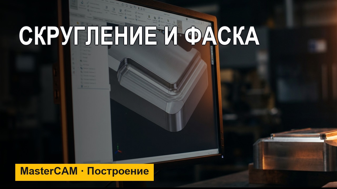 MasterCAM: скругление, фаска и проекция контура