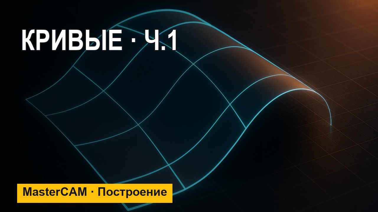 MasterCAM с нуля: кривые на кромках поверхностей и тел (ч.1)