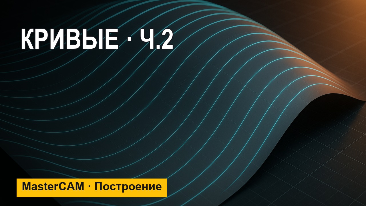 MasterCAM с нуля: параметрические и потоковые кривые (ч.2)