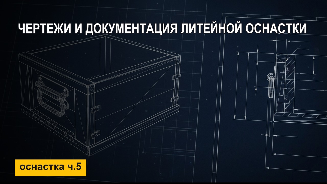 SolidWorks: чертежи и документация литейной оснастки (ч.5)