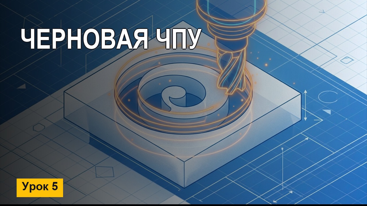Ложемент на ЧПУ: черновая динамическая обработка в MasterCAM (Урок 5)