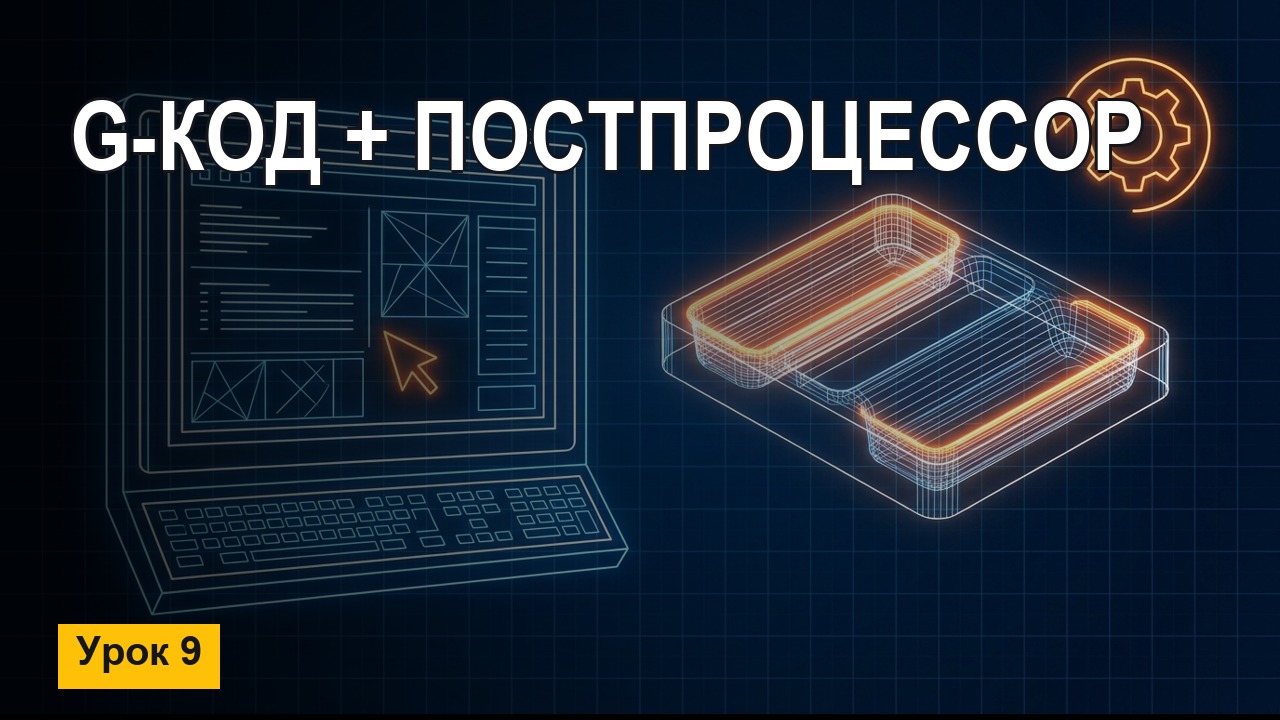 Ложемент на ЧПУ: вывод G-кода и постпроцессор в MasterCAM (Урок 9)